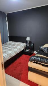 Ένα ή περισσότερα κρεβάτια σε δωμάτιο στο Home in Knapstad, Inner Østfold