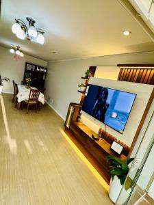 TV/trung tâm giải trí tại Apartamento San Borja