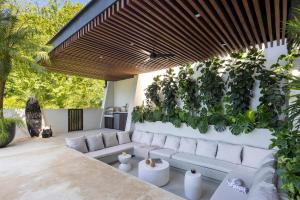 Χώρος καθιστικού στο Ohana Villa - Ocean View and a Walk to the Beach