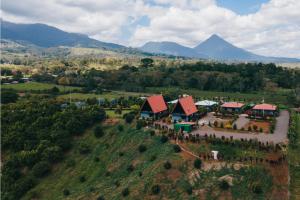 Naturlandskabet i nærheden af villaen