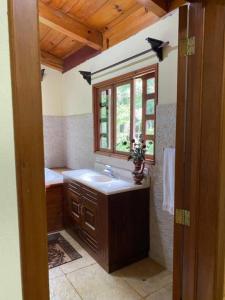 Ένα μπάνιο στο Chalet Campestre Lomas de Holanda