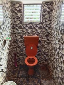 Koupelna v ubytování Cpdretreathostel