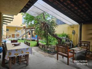 Posezení v ubytování Flor de Jagube Guest House