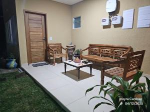 Posezení v ubytování Flor de Jagube Guest House