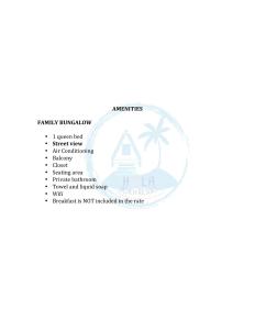 a label with a house and a palm tree at Hola Beach Resort in Siquijor