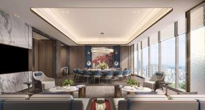 Posezení v ubytování Doubletree By Hilton Zhengzhou Airport Aerotropolis + 10 fotografií