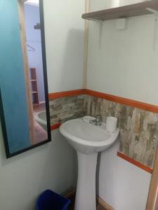 Ένα μπάνιο στο Cabaña Liam Emilio