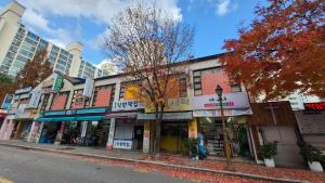 Bygningen som lejligheden ligger i