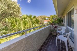 Μπαλκόνι ή βεράντα στο Blueys Beach Villa Manyana 26