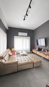 Χώρος καθιστικού στο 陌野輕旅民宿