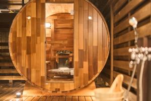 Et badeværelse på プライベートリゾート星池