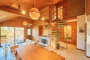 Køkken eller tekøkken på プライベートリゾート星池