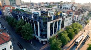 Γενική άποψη της πόλης Αμβέρσα ή θέα της πόλης από  αυτό το ξενοδοχείο