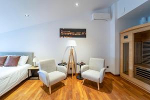 Χώρος καθιστικού στο L escapade de Stan