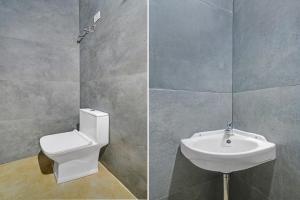 Koupelna v ubytování Collection O Hyderabad Central University