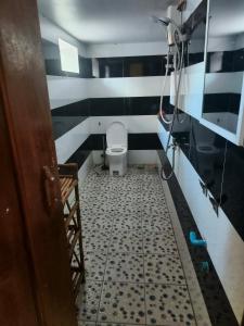 Koupelna v ubytování VibeHostel