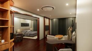 Khu vực ghế ngồi tại Ubucuti Gorilla Lodge