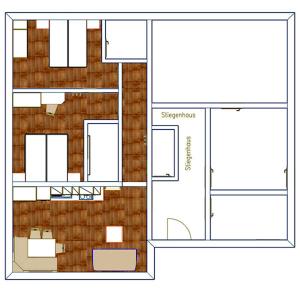 Plan piętra w obiekcie Apart Alexandra