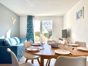 Χώρος καθιστικού στο La Traversante du Mas, 6 pers piscine à Calvisson +18 φωτογραφίες