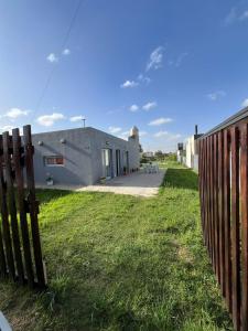 Bygningen som feriehuset ligger i