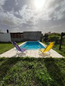 Swimmingpoolen hos eller tæt på Casa Tierra de Sueños 3 Roldan