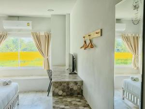 Χώρος καθιστικού στο Kosit One Hotel