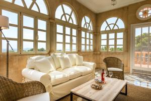 Khu vực ghế ngồi tại Casa de las Vistas