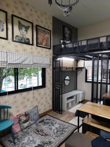 Khu vực ghế ngồi tại โรงแรม เลิฟ บีเคเค