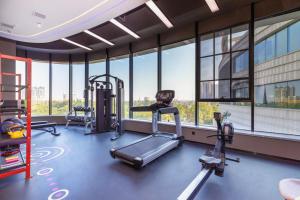 Γυμναστήριο ή/και όργανα γυμναστικής στο Atour Hotel (Wuhan Qingshan Peace Park)