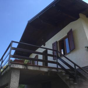Balkón nebo terasa v ubytování Chalet Anna Chiara