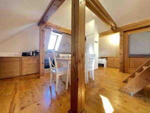 Η κουζίνα ή μικρή κουζίνα στο SAD263 praktische Monteurwohnung