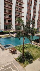 Bazén v ubytování 海鑫宾馆 nebo v jeho okolí