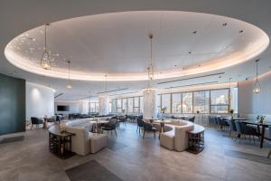 Χώρος καθιστικού στο Wenzhou Wanrong Business Hotel