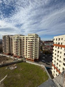 a view of a city with tall apartment buildings at Studios Palas by GLAM Center Area and Mall - Parking Option in Iaşi