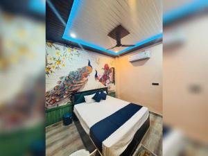 Ένα ή περισσότερα κρεβάτια σε δωμάτιο στο Hotel O The Baba Guest House