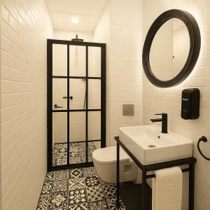 Koupelna v ubytování Taksim kamilo Hotel Apart Bed & Breakfast