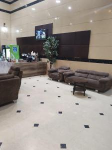 Χώρος καθιστικού στο فندق المسار العزيزية