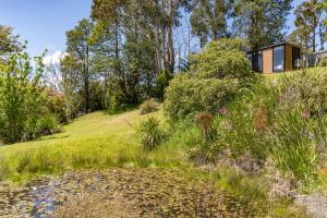 Κήπος έξω από το Cygnet Valley Hideaway by Tiny Away