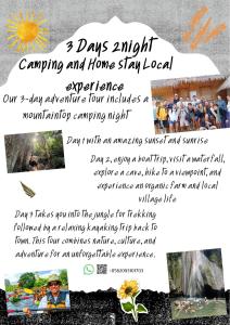 Ban SôphounMountain View dormitory的当地露营和民宿活动的宣传单 更多20张照片