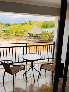 En balkon eller terrasse på The Duckpond B & B