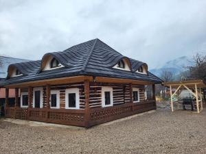 Bygningen som feriehuset ligger i