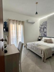 Ένα ή περισσότερα κρεβάτια σε δωμάτιο στο I Mori