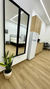 Η κουζίνα ή μικρή κουζίνα στο Fimicino House Stay