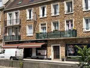 Bygningen som lejligheden ligger i