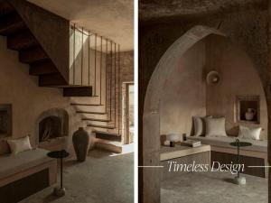 Χώρος καθιστικού στο Drakoni Luxury Suite, an Architectural Hideaway, By ThinkVilla