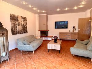 Posezení v ubytování Premium Ferienwohnung in zentrumsnaher Stadtvilla