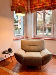 Posezení v ubytování Premium Ferienwohnung in zentrumsnaher Stadtvilla