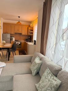 Η κουζίνα ή μικρή κουζίνα στο Galagonyás Apartman Esztergom