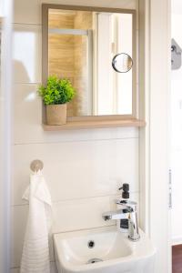 Koupelna v ubytování Tiny House im Schwarzwald-Natur, Ruhe & Erholung + 25 fotografií