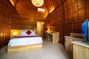 TV a/nebo společenská místnost v ubytování Klumpu Mesari Guest House